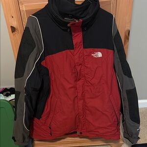 The North Face Red and Black Outdoor Jacket